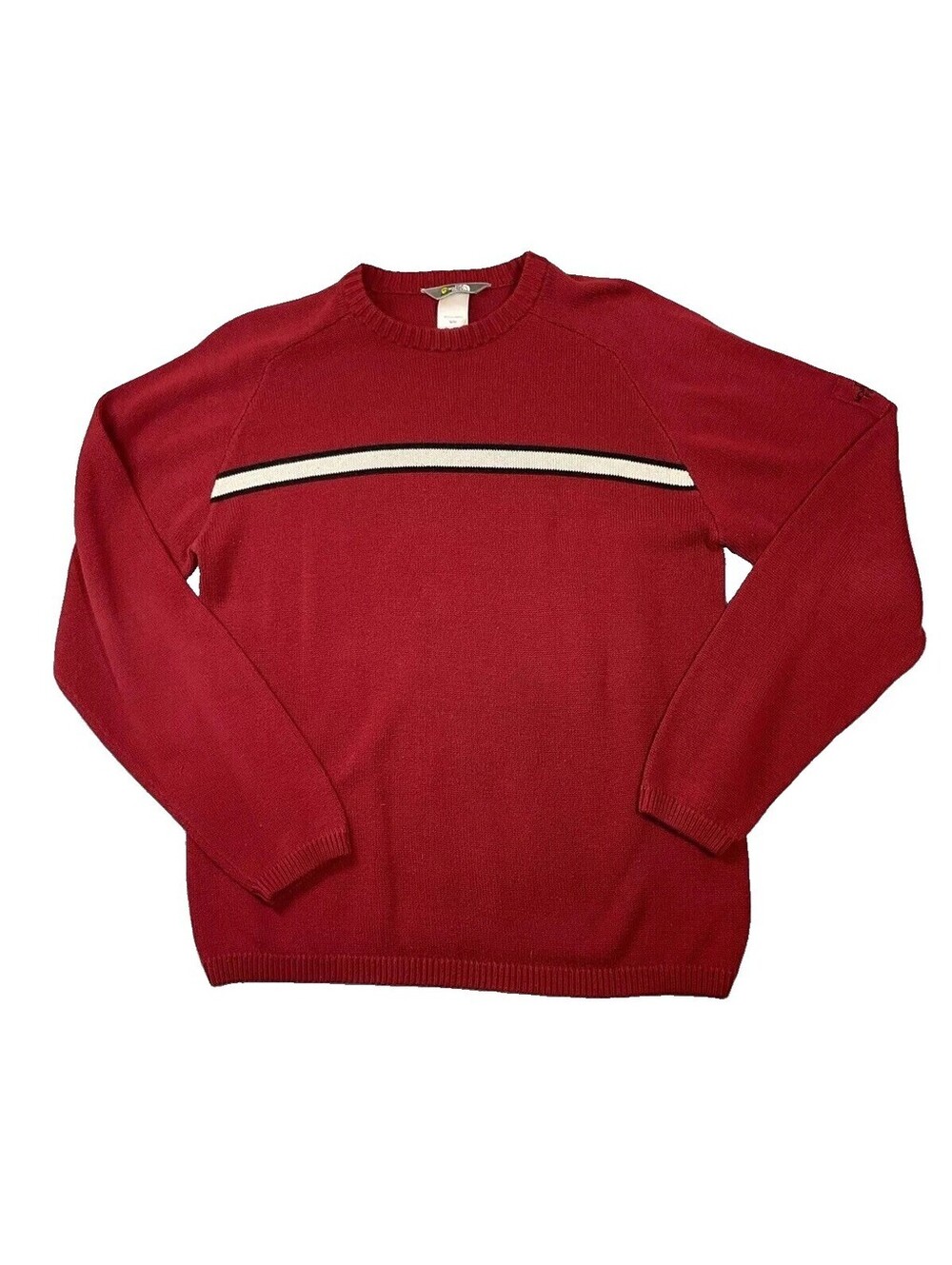 The North Face A5 Series Men's Blue Knit Cotton Blend Sweater Size Medium